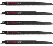 Makita p-47092 - blister de 5 sierras de sable hcs/cv para madera y pladur corte rapido 205mm 6 dpp tipo a