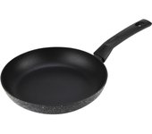 Sartén 20cm inducción aluminio extragrueso 3mm, antiadherente ecológico sin pfoa vitrocerámica, fagor, negro, nela marble
