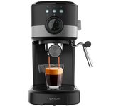 Cecotec cafetera express power espresso 20 pecan pro. 1100 w tecnología forcearoma de 20bars vaporizador orientable brazo doble bandeja calienta