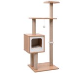 Torre para muebles de árbol para gatos, juguete para escalar, rascador, plataforma para escalar con tapet 02_0022732