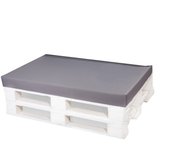 Cojin palé 120x50x10cm asiento, cojin palé gris, muebles palé, cojin muebles jardin, cojin jardin, cojin palé plano