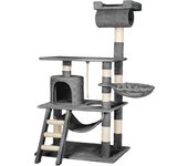 Tectake rascador para gatos 141 cm