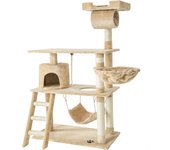Tectake rascador para gatos 141 cm