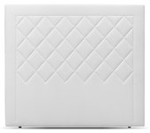 Monaco. cabecero de cama en polipiel. 130 cm de alto (para 135 o 150) blanco 150x130 cm