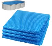 Vounot® cubierta solar piscina rectangular 300x200cm, azul