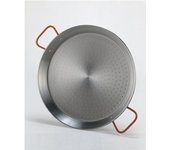 Paellera valenciana de 65 cm. pulida para 22 personas