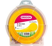 Hilo para desbrozadora redondo nylon amarillo ø 2.4mm/88m oregon 69-364-y