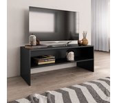 Mueble para tv madera contrachapada negro100x40x40 cm