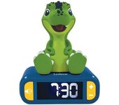 Despertar digital con luz de dinosaurio ligero en 3d y efectos de sonido