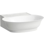 Laufen the new classic lavabo con enjuague manual, sin rebosadero, sin agujero para grifo, 500x450mm, h8158524001421, color: blanco