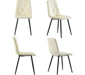 Sillas de comedor, sillas tapizadas, sillas de diseño, sillas de comedor de terciopelo sarga, sillas de cocina con respaldo, asiento de terciopelo, si