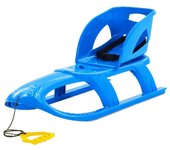 Vidaxl trineo con asiento polipropileno azul 102,5x40x23 cm