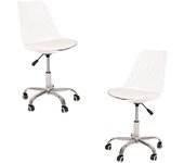 Pack 2 sillas mima office - blanco