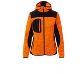 Soft-shell de punto poliéster y soft-shell 300gr payper trip lady naranja fluo/noir - 000454010302015l