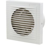 Ventilador de baño ventilador de pared con deflector de descarga de 100 mm campana extractora inodoro cocina