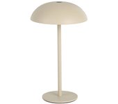 Arcchio led lámpara de mesa recargable thenra, beige, soporte de pared