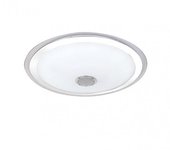Plafón magallanes blanco cromo 48w 3 color rgb