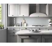 Azulejo hexagonal frame gris brillo 12,5x15