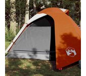 Tienda de campaña iglú para 3 personas impermeable naranja v8018 unico / naranja
