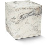 Mesa de café imogen, mesa de centro baja, revistero para sofá, estante de la sala de estar, 45x45 h50 cm, mármol