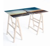 Cristal mesa para caballete oficina 110x70 - paris