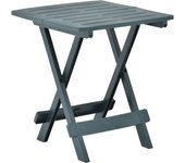 Maison exclusive - mesa plegable de jardín plástico verde 45x43x50 cm
