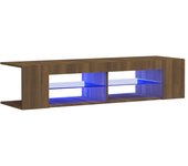 Mueble tv multimedia estantería para televisión buffet para televisión comedor salón dormitorio con luces 02_0026671