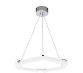 Lámpara led smd boomerang (45w 3000k 2880lm) ip20 fabricada en pvc color blanco