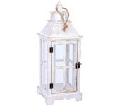 Farol de madera 24x24x68h cm
