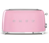 Tostadora 2x4 smeg rosa tsf02pkeu