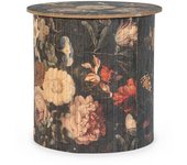 3x mesa de madera d.40x40h