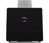 Vidaxl campana extractora vidrio templado negro con pantalla 600 mm