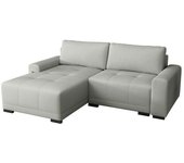 Sofá rinconero columbus 183, gris, función de descanso, almacenaje, 237x180x75cm