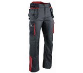 Facom ultimate pantalón elástico con bolsillos flotantes negro/gris/rojo talla 52 - fxww1020e-52
