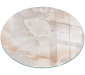 Placa de cristal para chimenea, zócalo protector de chimenea, diseño moderno | 50x50 | rueda | patrón de piedra natural
