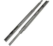 Guías de cajón de 45 mm guías telescópicas de extensión completa de 650 mm 10 piezas
