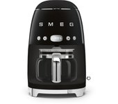 Cafetera de goteo smeg negro dcf02bleu