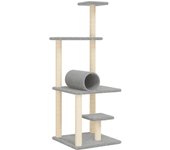 Torre de muebles para gatos, juguete para trepar, rascador, plataforma para trepar con postes rascadores 02_0022564