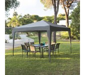 Hespéride - cenador plegable easy up pizarra - 3 x 3 m