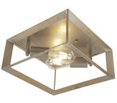 Searchlight heaton 2 ljus spoltaksljus silver, guld, e27
