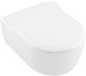 Villeroy & boch avento wc de pared, con asiento de wc combi-pack, directflush, de pared, 5656rsr1, color: cerámica blanca