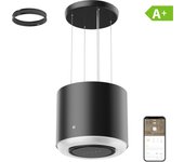 Ciarra campana isla a+ 550 m³/h wifi app & touchu booster 4 velocidades circulación negro cd4838b