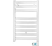 Fácula - radiador toallero eléctrico fluido blanco programable 300w | boost 2h | bloqueo de teclado | ventanas abiertas