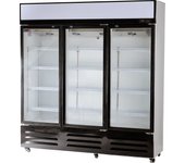Romux® - armario expositor refrigerado 1000 litros 3 puertas ventilado con tiro forzado | frigorifico profesional para bebidas en hostelería