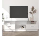 Mueble para tv madera contrachapada blanco 150x33,5x45 cm