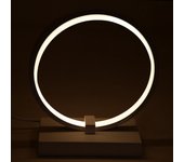 Lámpara de mesa 15w 935lm 4200ºk led circle dimable 40.000h [ho-lm-circle-20w-w]