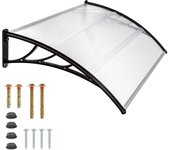 Tectake marquesina transparente arqueada