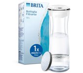 Botella filtrante de agua brita white (1,3l) incl. 1 filtro microdisc