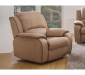Sillón relax de microfibra hernani - topo