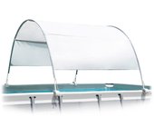 Toldo piscinas tubulares con protección uv+50 intex